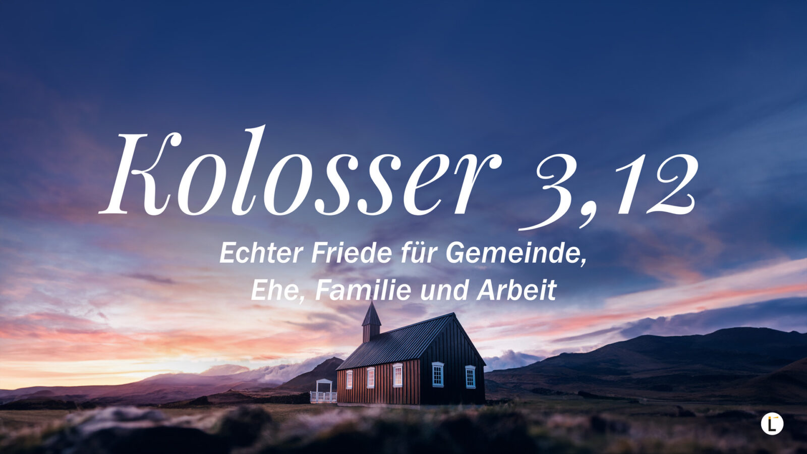 Echter Friede für Gemeinde, Ehe, Familie und Arbeit
